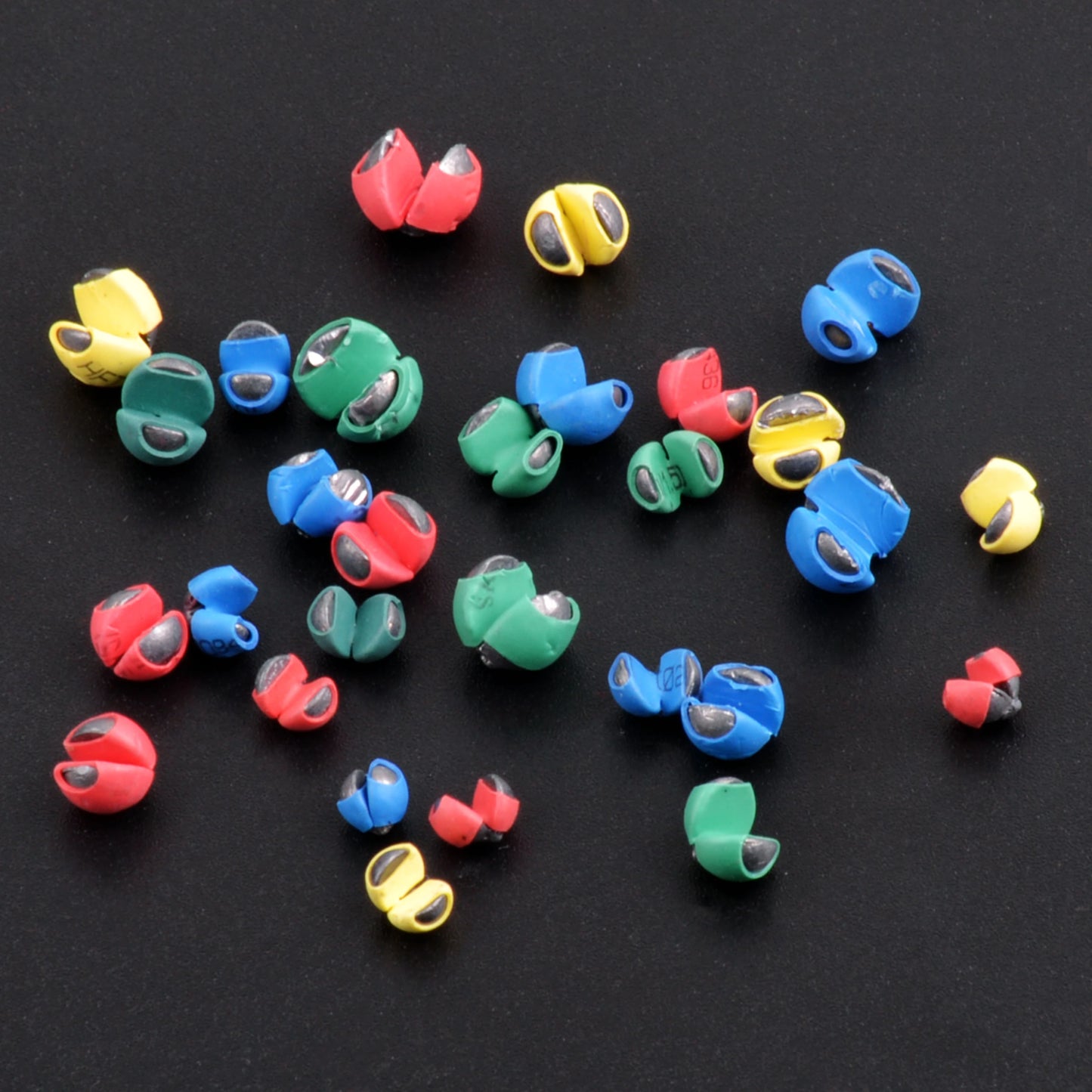 π£ 27-Piece Split Shot Fishing Weights Set β Soft Rubber-Coated Sinkers for Perfect Carp Fishing Rigs π£