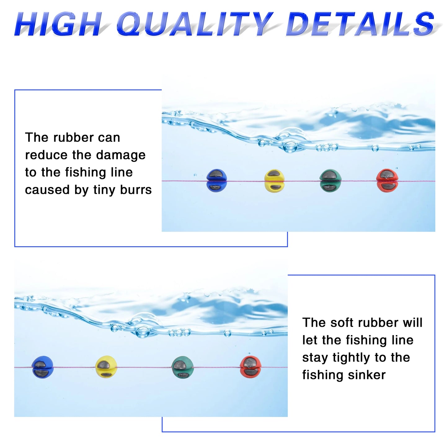 π£ 27-Piece Split Shot Fishing Weights Set β Soft Rubber-Coated Sinkers for Perfect Carp Fishing Rigs π£