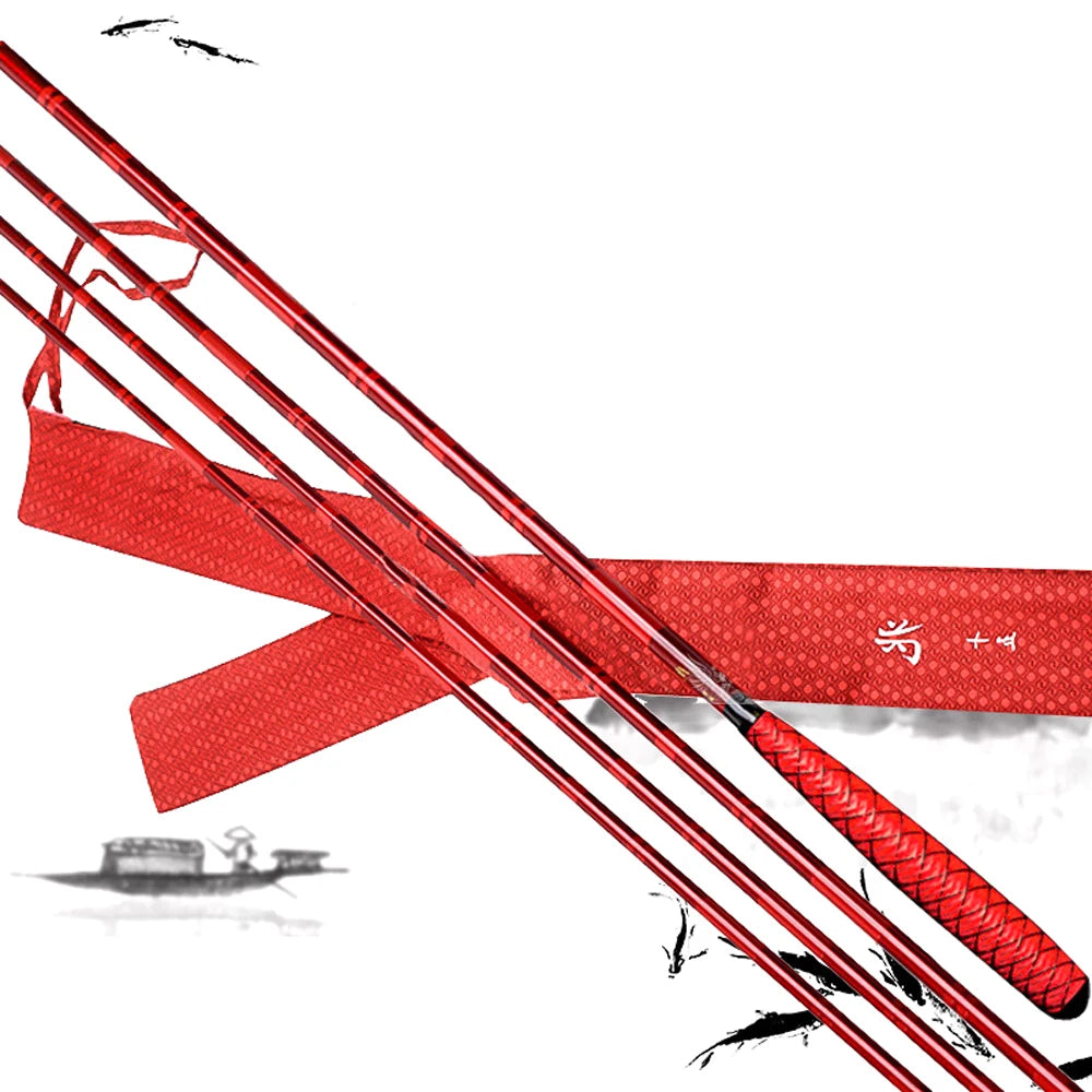 π£ Ultra-Light & Super Hard Taiwan Carp Fishing Rod β High Carbon, Fine 28/37 Tuning, 2.7m-6.3m