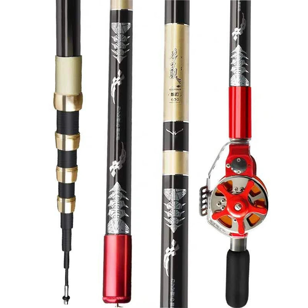 4.5-9M Fishing Rod & Reel Combo: Versatile, Lightweight, and Super Durable!