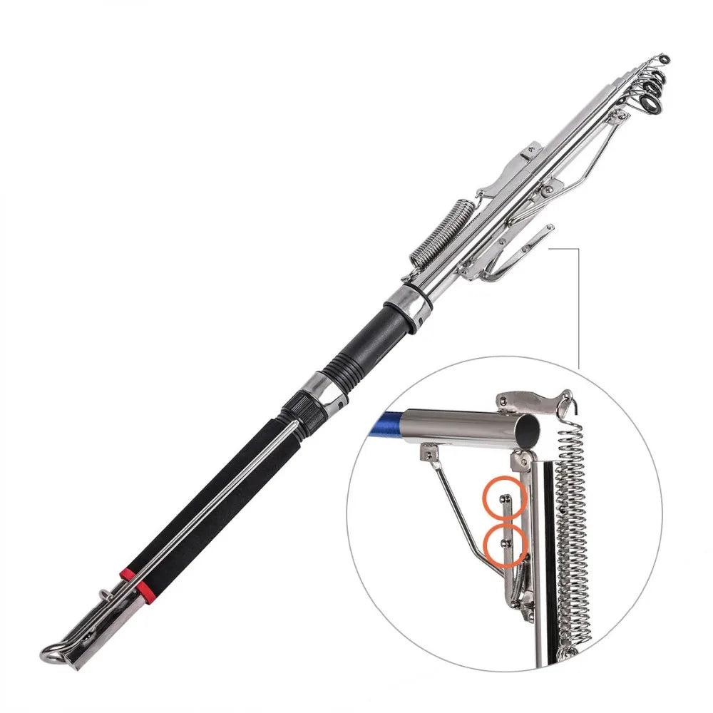 AutoCatch Stainless Steel Automatic Fishing Rod: Never Miss a Bite Again