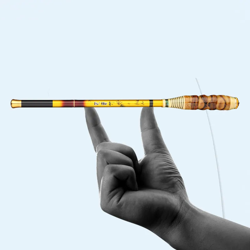 🎣 4.5m-5.4m High Carbon Stream Rod – Compact, Powerful & Lightweight Fishing Pole