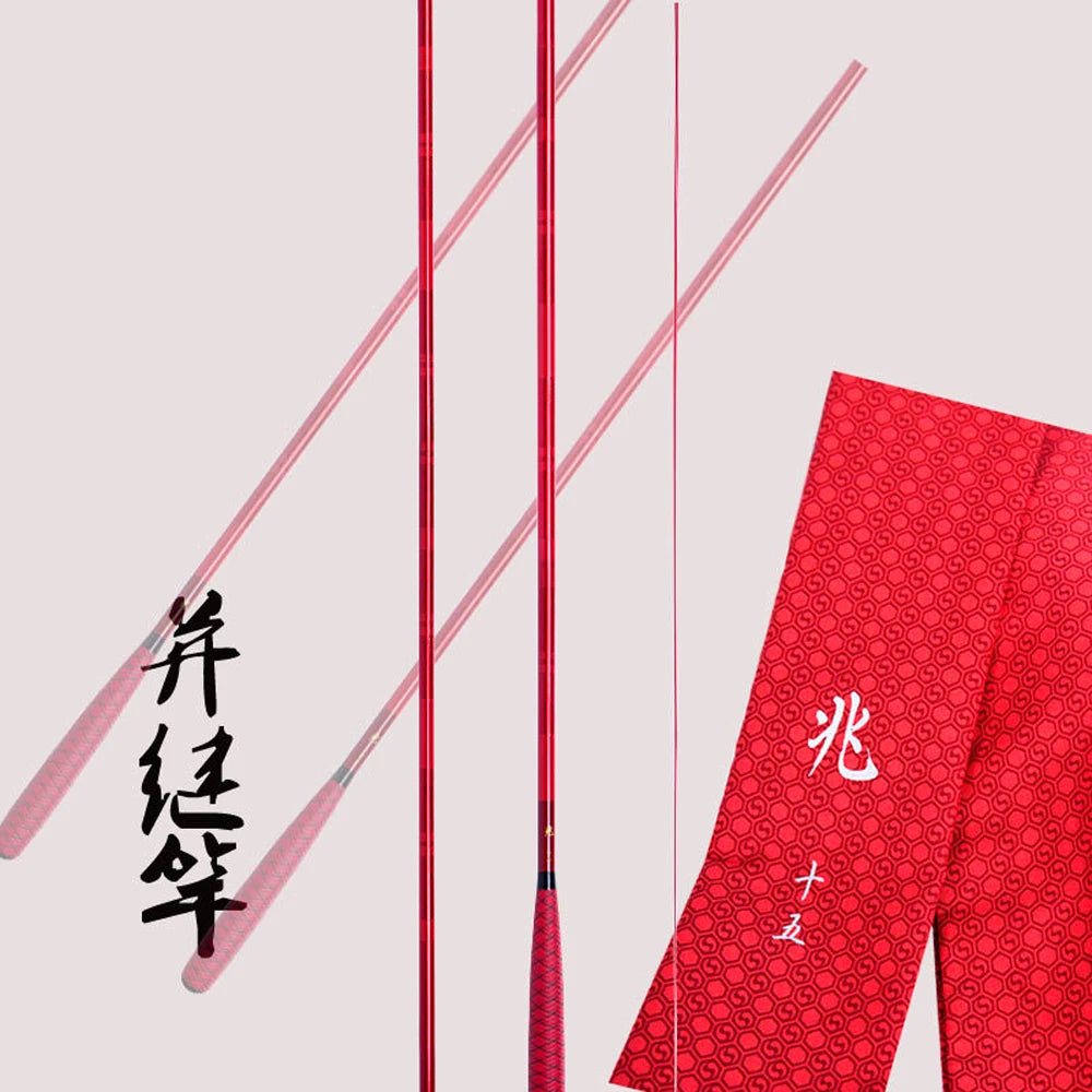 π£ Ultra-Light & Super Hard Taiwan Carp Fishing Rod β High Carbon, Fine 28/37 Tuning, 2.7m-6.3m