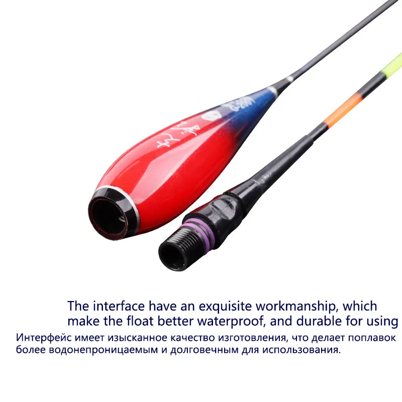 ✨ 3PCS Nano Electric Fishing Floats Set with CR425 Batteries & Hooks – Luminous Freshwater Night Fishing Accessories 🎣