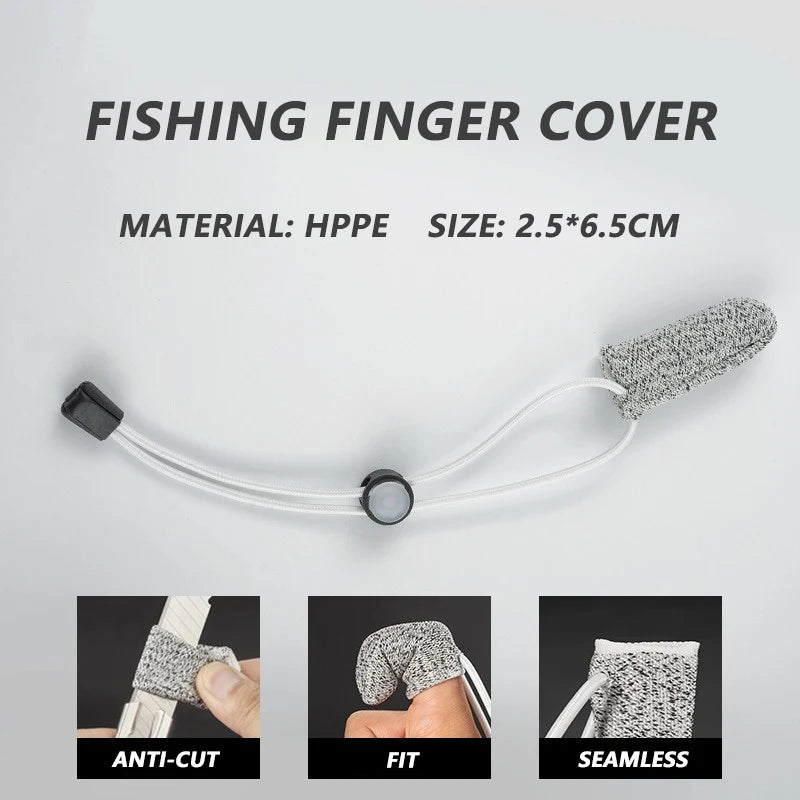 Durable Anti-Cut Single Finger Fishing Gloves – Precision Casting & Line Control Protector 🎣