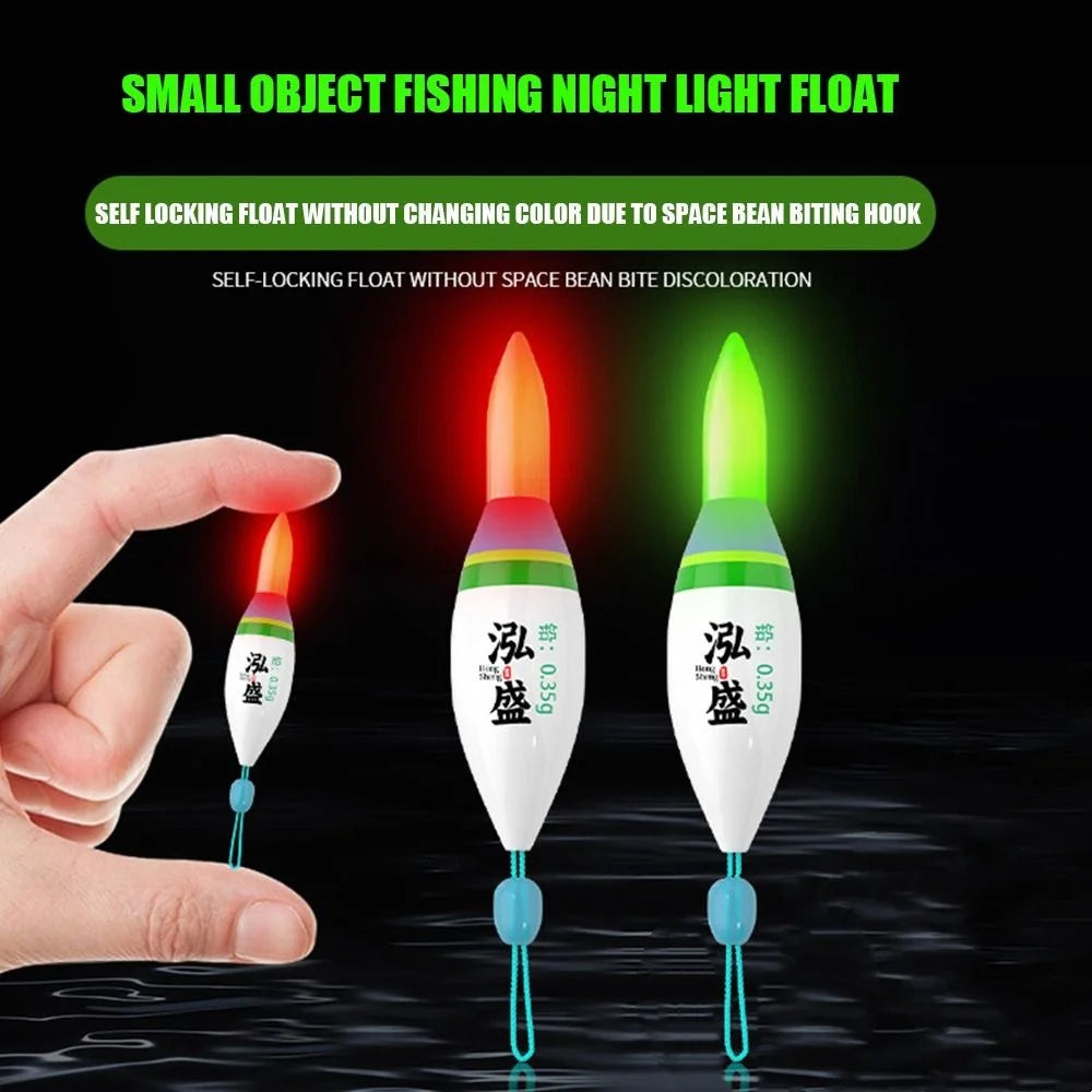π£ Smart LED Rock Fishing Float - Ultra-Sensitive Green Light for Night Fishing, Crucian Carp, Ice Fishing, and Shallow Water! π