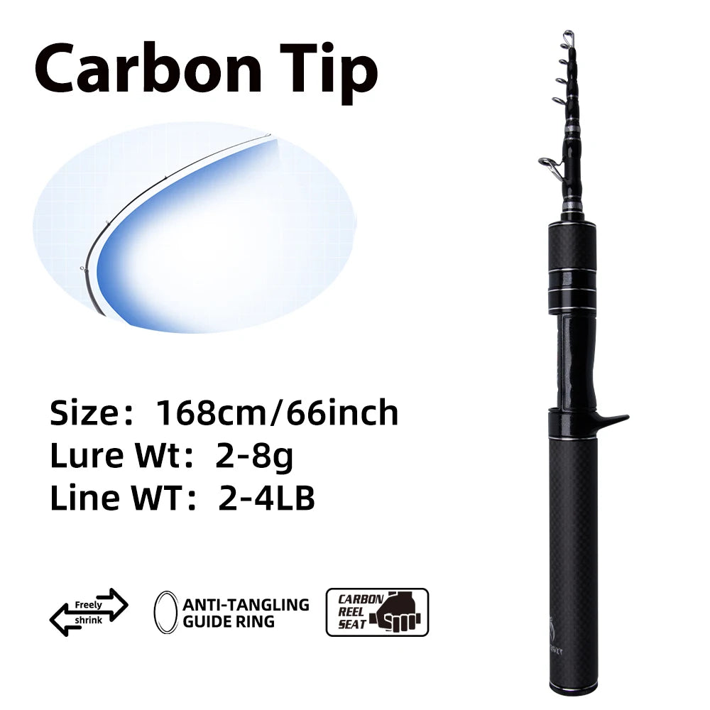 Ultralight Telescopic Fishing Rod β Compact & Portable Travel Rod π£