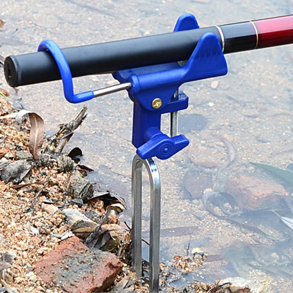 ๐ฃ Adjustable Stainless Steel Fishing Rod Holder 360 Degrees ๐