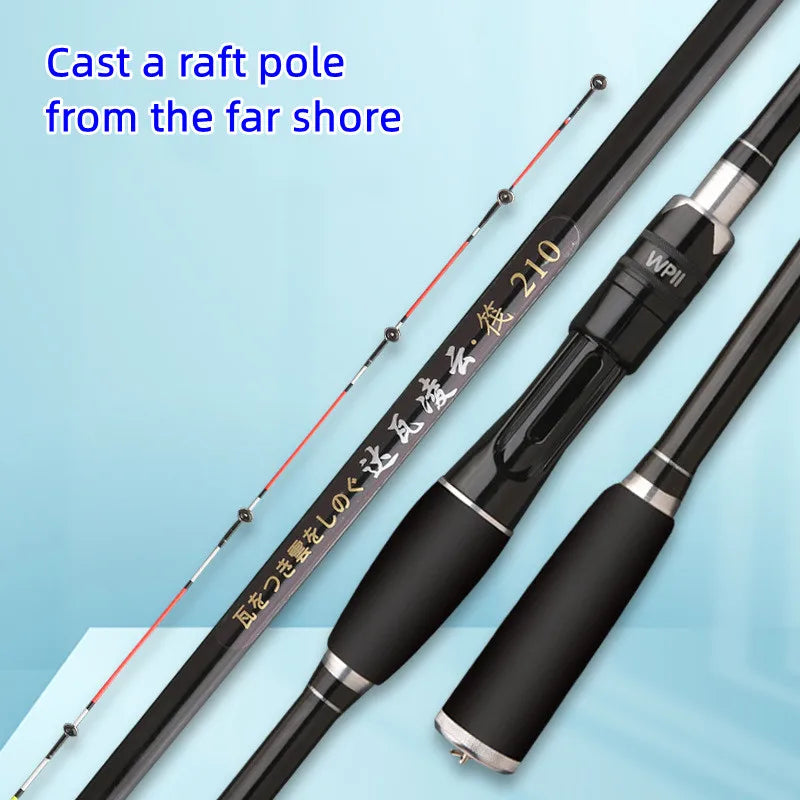 Ultimate Carbon Cast Raft Rod Set - Soft Tail Fishing Rod for Small Raft Adventures