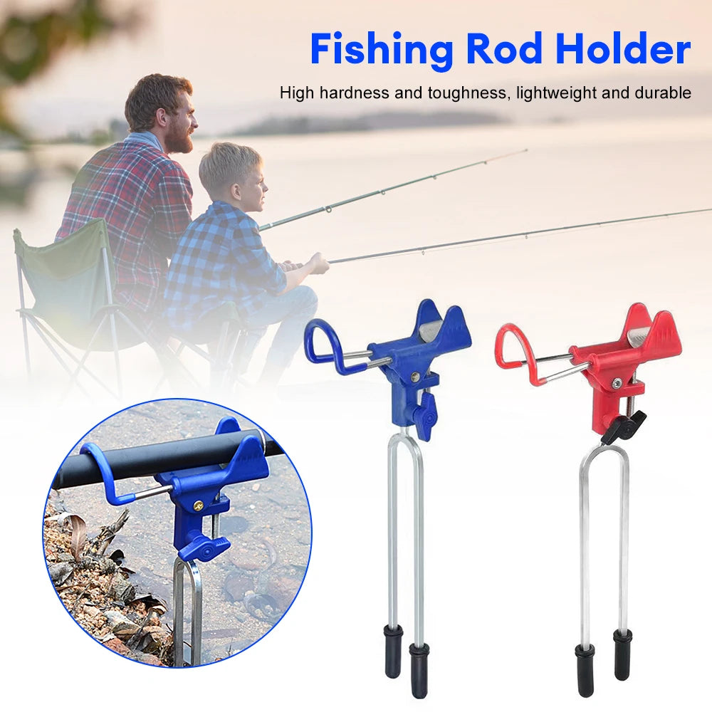 ๐ฃ Adjustable Stainless Steel Fishing Rod Holder 360 Degrees ๐