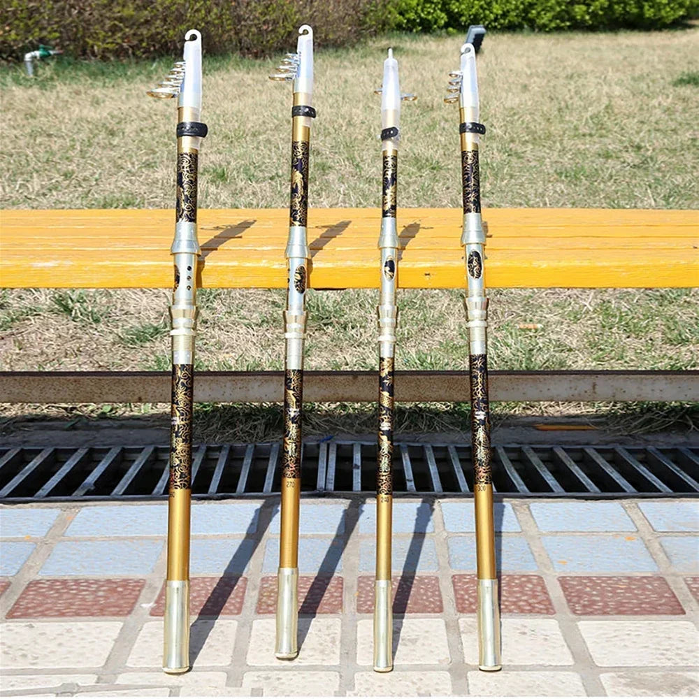 π£ Ultimate Hard Fishing Rod - GHOTDA New Version 2.1M-3.6M Telescopic Metal Rod π