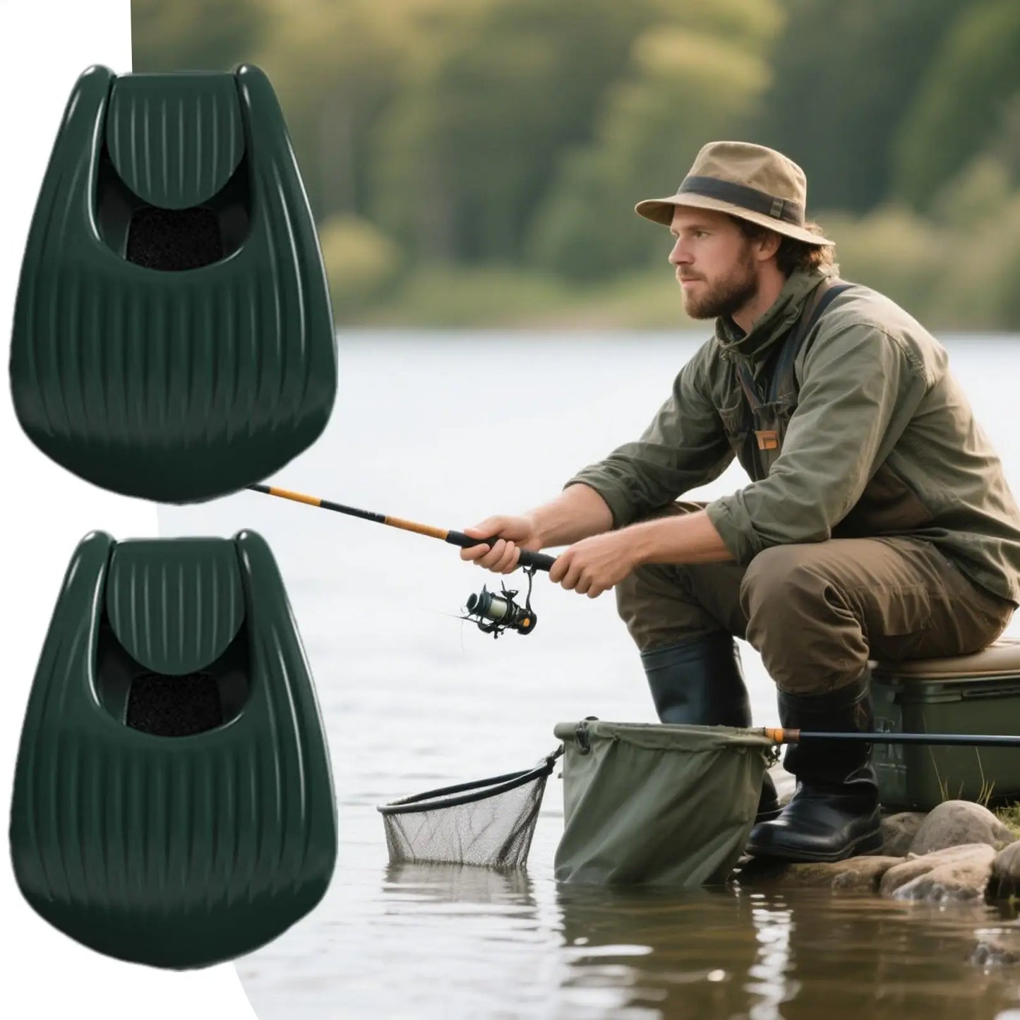 π£ Premium Fishing Rod Clips β Compact Rod Protector & Holder | Outdoor Fishing Gear Organizer