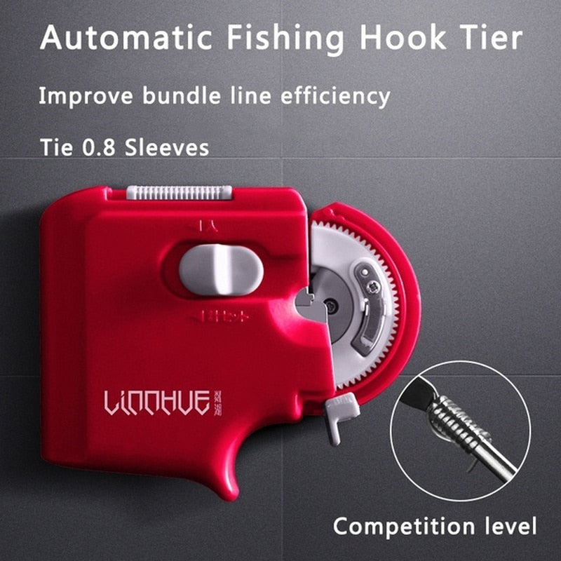 EasyHook™ Electric Automatic Fishing Hook Tier Machine | Fast Hook Line Tying Device 🎣