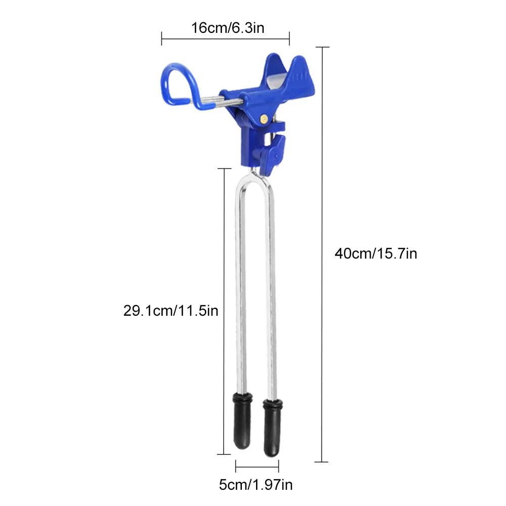 ๐ฃ Adjustable Stainless Steel Fishing Rod Holder 360 Degrees ๐