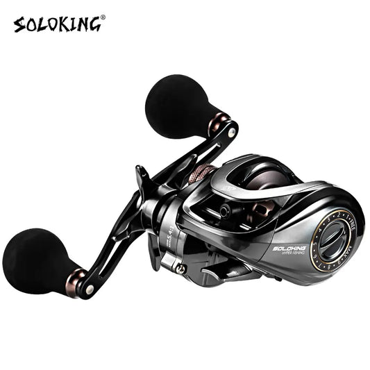 HIAW200 Baitcasting Reel – 9.5KG Max Drag, 12 Bearings, Adjustable Magnetic Brake, High-Precision Gear System