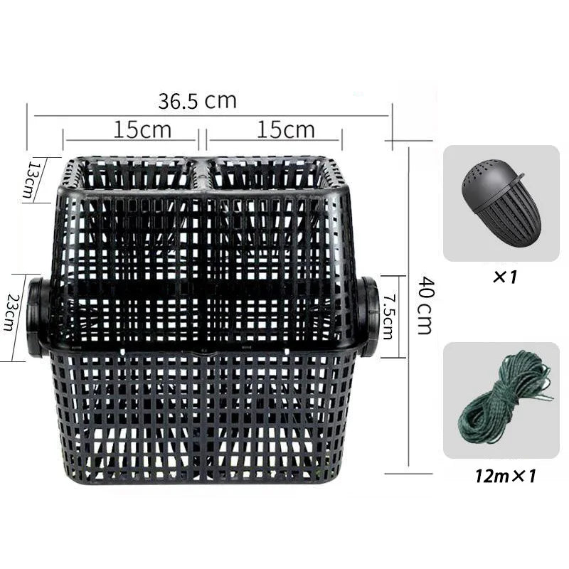 🔥Escape-Proof High-Capacity Fishing Cage – Durable, Lightweight, and Perfect for Outdoor Fishing & Hunting!🎣🦐
