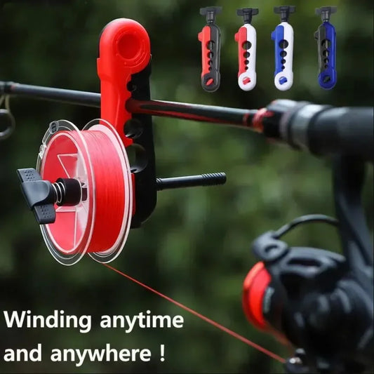 π£ Portable Fishing Line Winder Spooler Machine β Universal Reel Line Spooling System for Spinning & Baitcasting Reels
