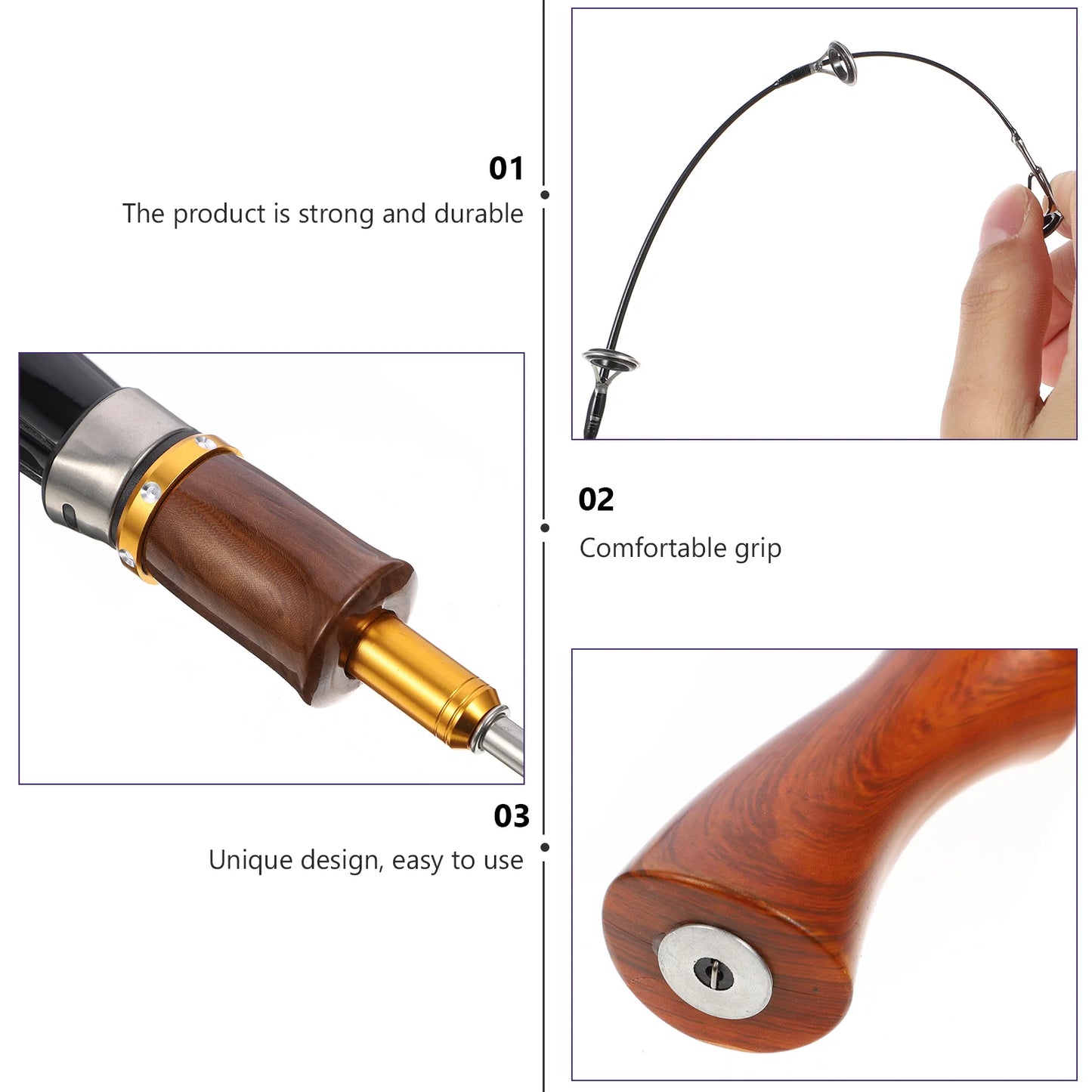 π£ Portable Winter Ice Fishing Rod β Durable, Lightweight, and Comfortable! πβοΈ