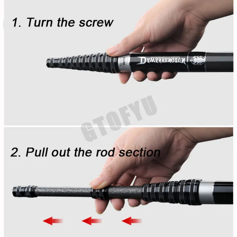 5-in-1 Fishing Rod - Your All-in-One Angler's Companion!