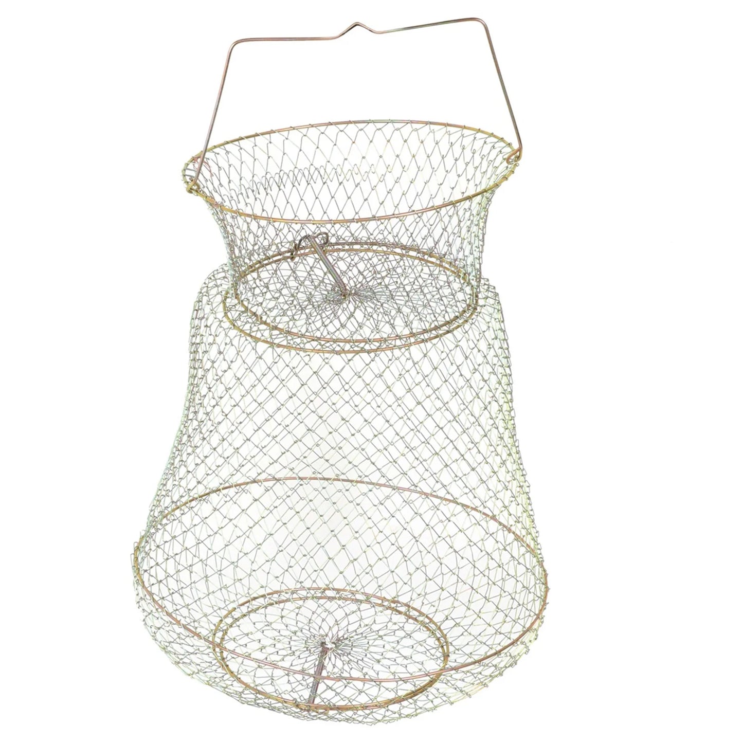 🦀🎣 Deluxe Crab Pot: Premium Folding Fishing Cage Net for Catching Eel, Lobster, Minnow, Shrimp & More