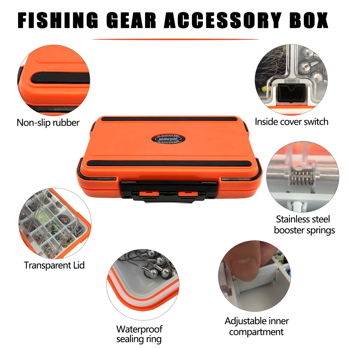 🎣 Premium 170–410PCS Professional Fishing Kit with Tackle Box – Hooks, Sinkers & Swivels for Bass, Trout & Saltwater Fishing