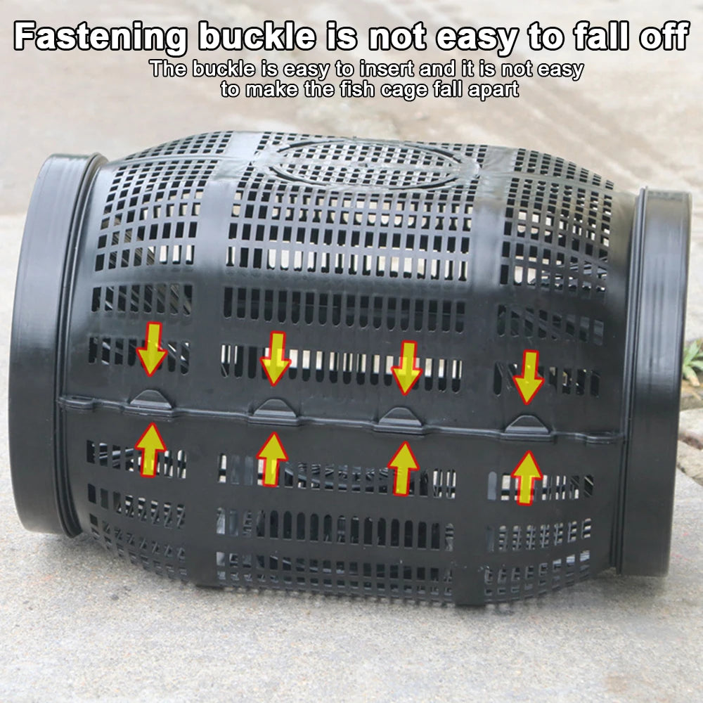 🔥Escape-Proof High-Capacity Fishing Cage – Durable, Lightweight, and Perfect for Outdoor Fishing & Hunting!🎣🦐