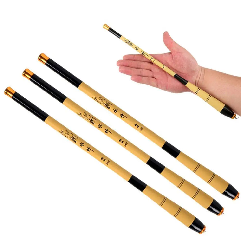 bamboo telescopic fishing rod 3.6m-6.3m 28MH π£ Portable Mini Telescopic Fishing Rod π£ β Fishcampvietnam