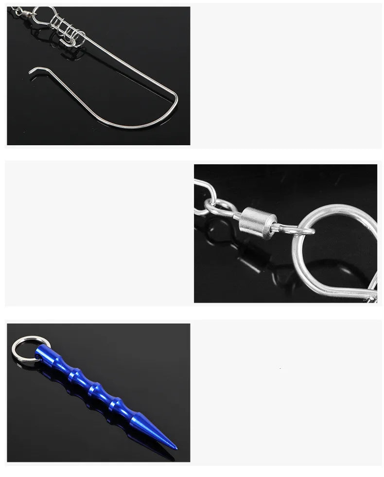 π Fishing Stringer with Float β 5/10 Snap Stainless Steel Chain & Reel π£