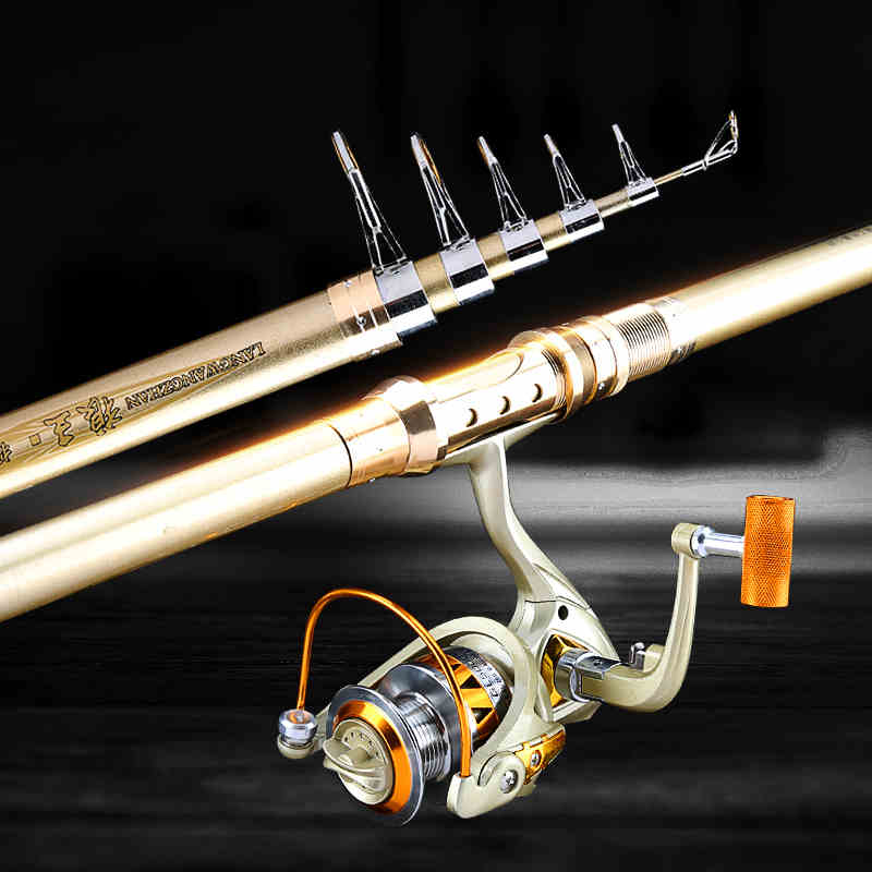 Premium Telescopic Fishing Rod 2.1m, 2.4m, 2.7m, 3.0m, and 3.6m