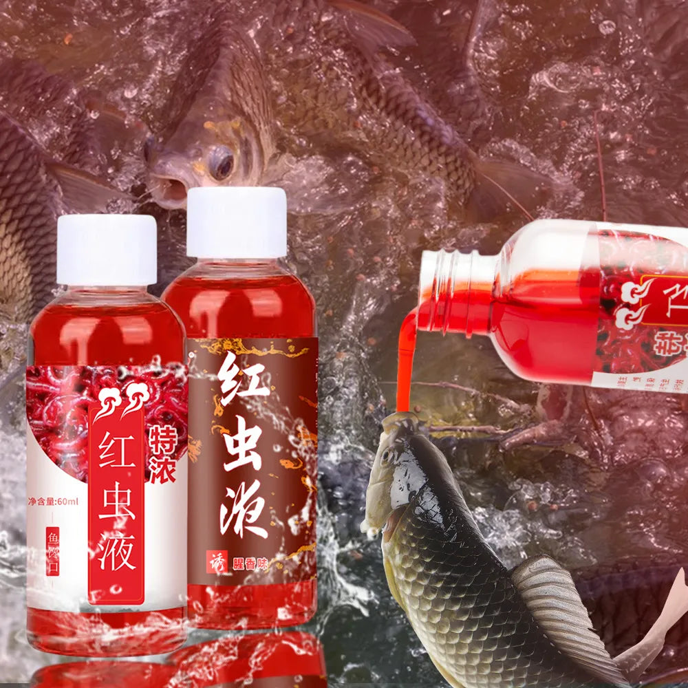 Red 40 Fishing Liquid Super Sensitive Carp Bait! - Fish Bait For Bass, Cod, Carp, Catfish Fishing