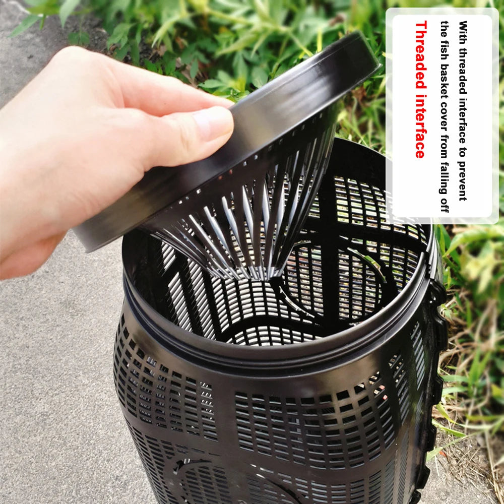 🔥Escape-Proof High-Capacity Fishing Cage – Durable, Lightweight, and Perfect for Outdoor Fishing & Hunting!🎣🦐