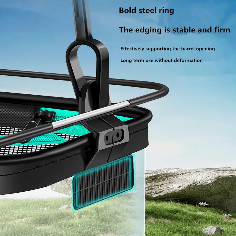 13L Fish Bucket EVA Thickened Transparent, Foldable!