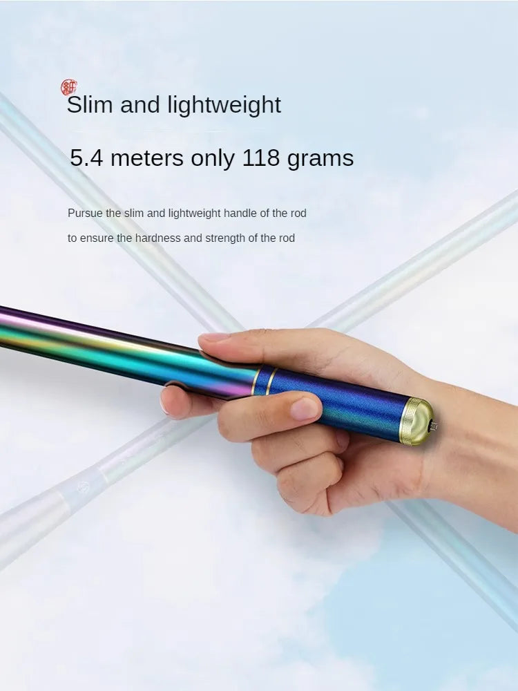 Ultralight 2.7m-5.4m Taiwan Carp Fishing Rod β Super Hard 28 Tune Hand Rod for Crucian Carp & More π