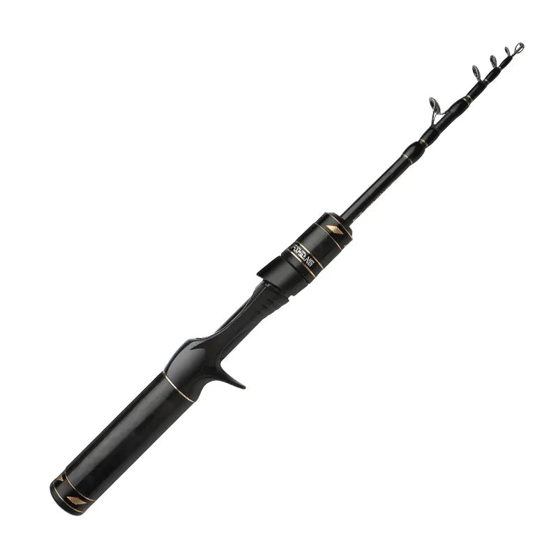ROLLFISH Ultra-Light Telescopic Travel Fishing Rod β Premium Portable Carbon Bass Rod for Freshwater & Saltwater π£