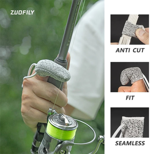 Durable Anti-Cut Single Finger Fishing Gloves – Precision Casting & Line Control Protector 🎣
