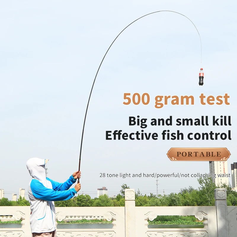 π£ Ultralight Telescopic Fishing Rod β Perfect for Stream, Lake, and Carp Fishing!
