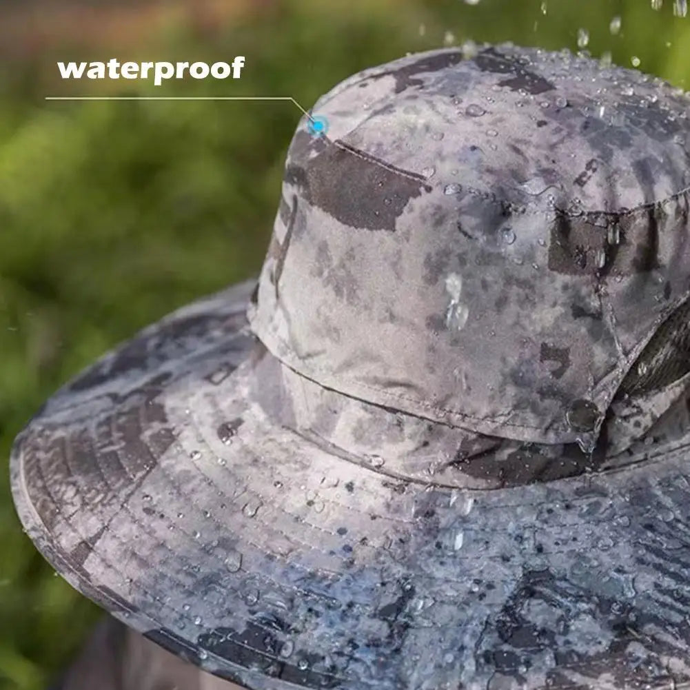 Solar-Powered Fan Hat for Outdoor Activities – Wide Brim Sun Protection with USB Charging & Solar Charging