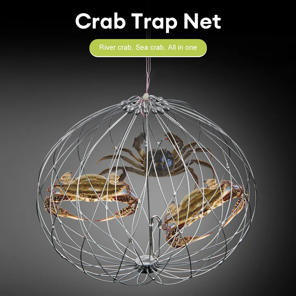 🦀 Ultimate Automatic Crab Trap Net: Your Ticket to Hassle-Free Aquatic Harvests 🎣
