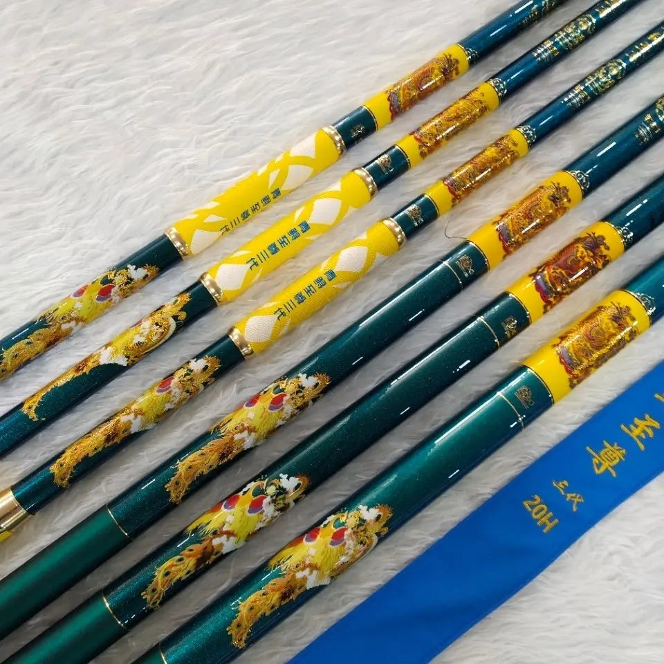 Green Sturgeon Supreme Fishing Rod The Generations 3 - 20H Superhard, 19 Tune High Quality Carbon