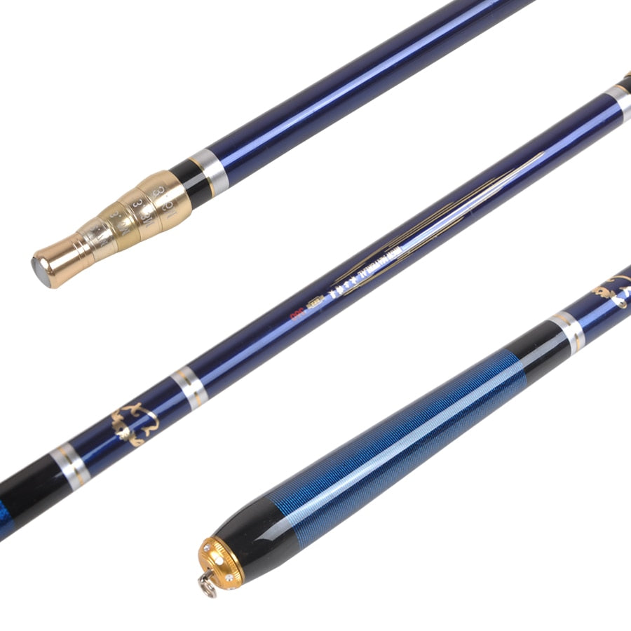 π£ 3.6M-6.3M Carbon Fiber Four Positioning Fishing Rods π£