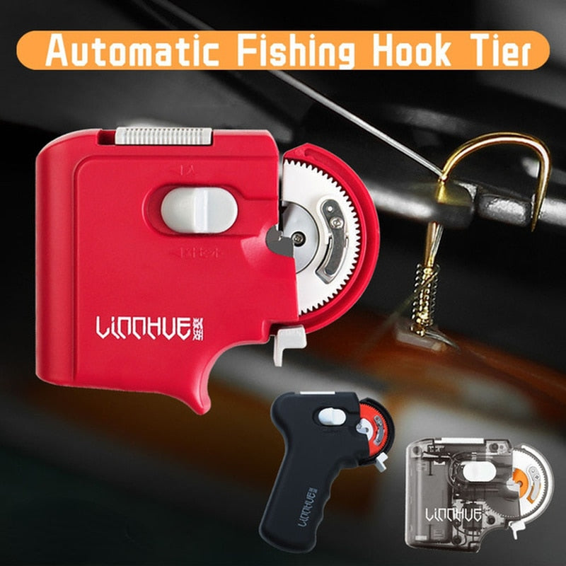 EasyHook™ Electric Automatic Fishing Hook Tier Machine | Fast Hook Line Tying Device 🎣