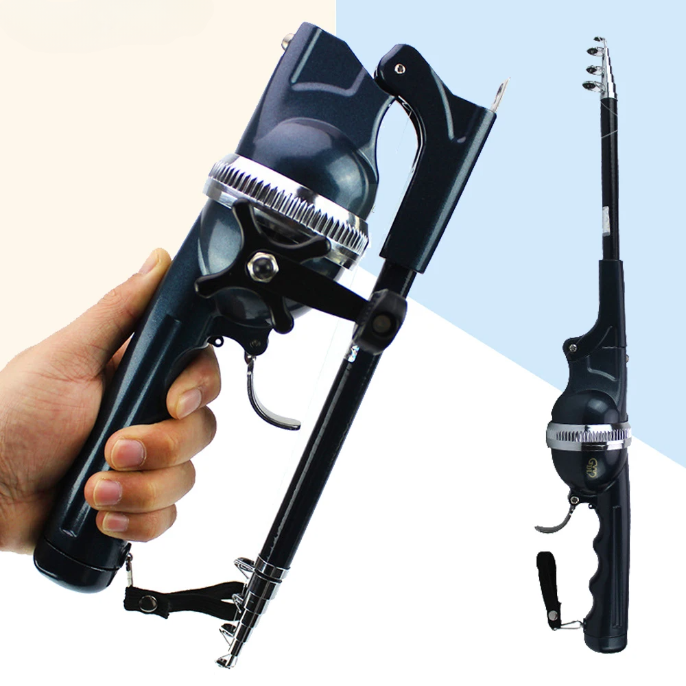 TravelMaster Mini Fishing Combo: Portable Telescopic Rod with Reel Line 🎣