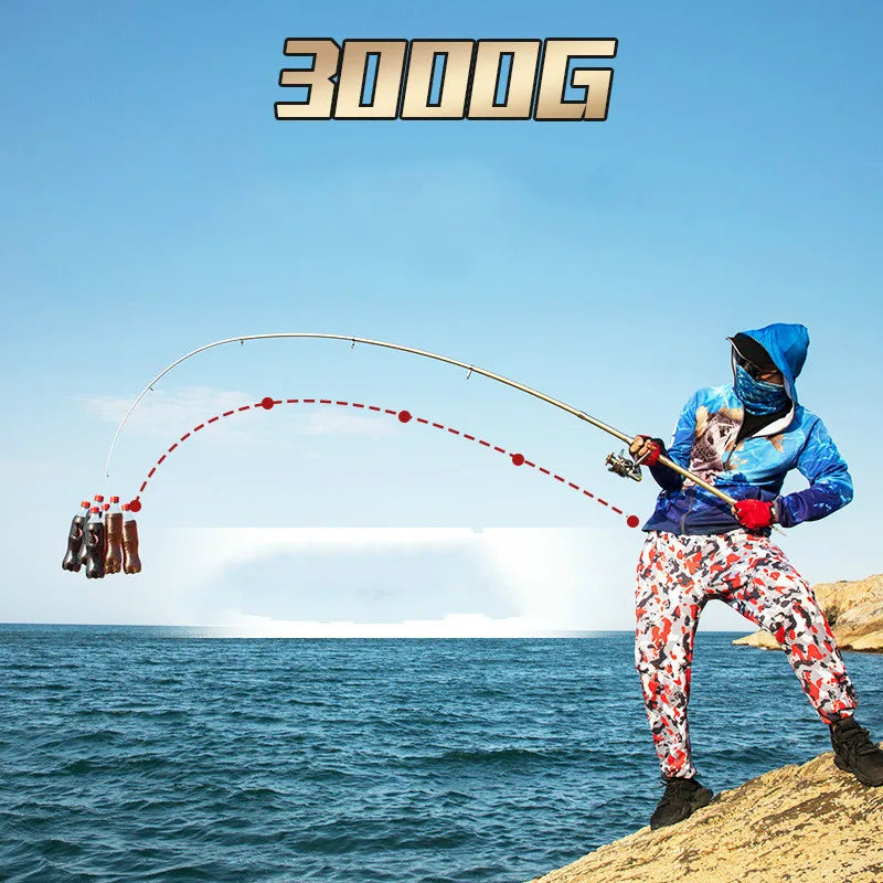 Premium Telescopic Fishing Rod 2.1m, 2.4m, 2.7m, 3.0m, and 3.6m