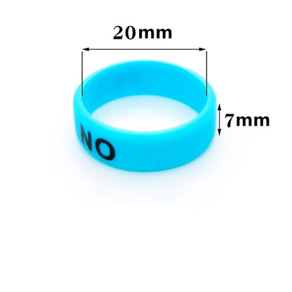10-Piece Silicone Fishing Rod Anti-Slip Rings – Protective Grip Clips for Rod Handles & Fishing Tackle