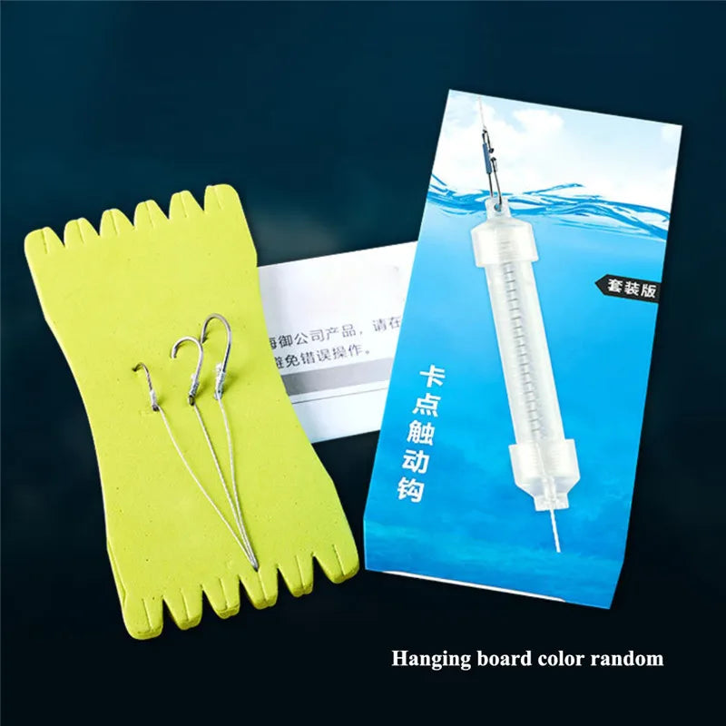 PVC Automatic Fishing Hook: Reel in Your Big Catch Effortlessly!