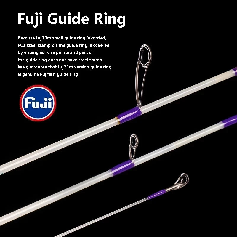 🎣 Fuji 1.4m XUL Casting/Spinning Lure Fishing Rod – 4-Section Ultra-Soft FRP Catapult Pole with Premium Wooden Box 🎣