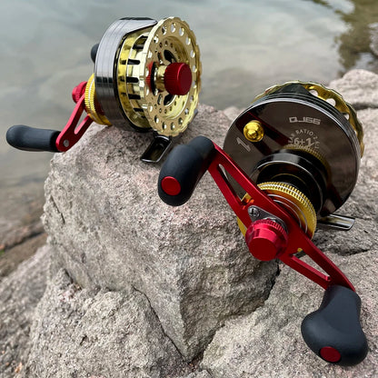 🎣 Raft Fly Wheel Lightweight Winter Fishing Reel | All-Metal, 10KG Max Drag, 6+1BB | Perfect for Raft, Ice, Bridge, Boat & Fly Fishing 🚤