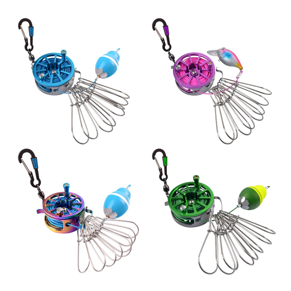 Premium Fishing Stringer – Stainless Steel Live Fish Lock with 8 Buckl ...