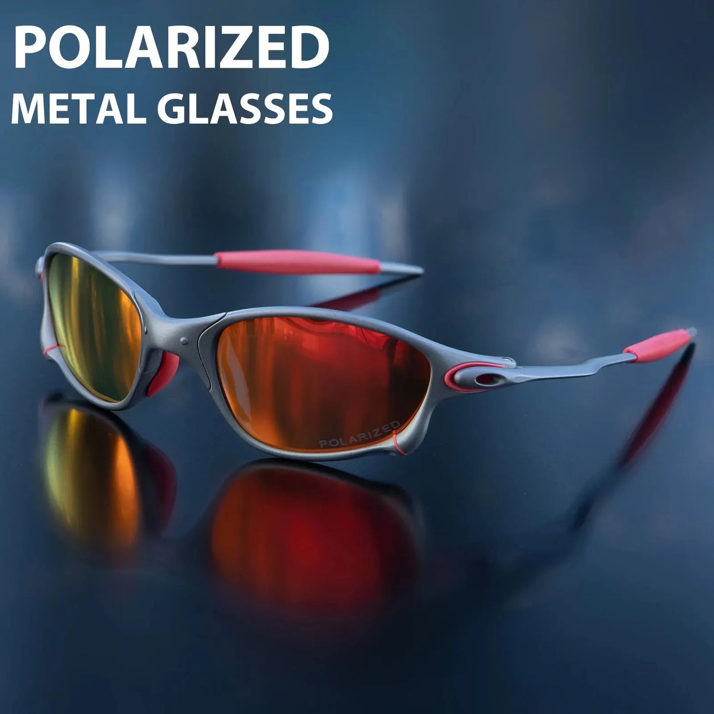 Premium Polarized Sports Sunglasses for Men & Women - UV400 Protection for Cycling, Fishing, and Driving