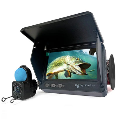 Portable 1080P Fish Depth Finder with 4.3” LCD & Night Vision | Underwater Fishing Camera 220°